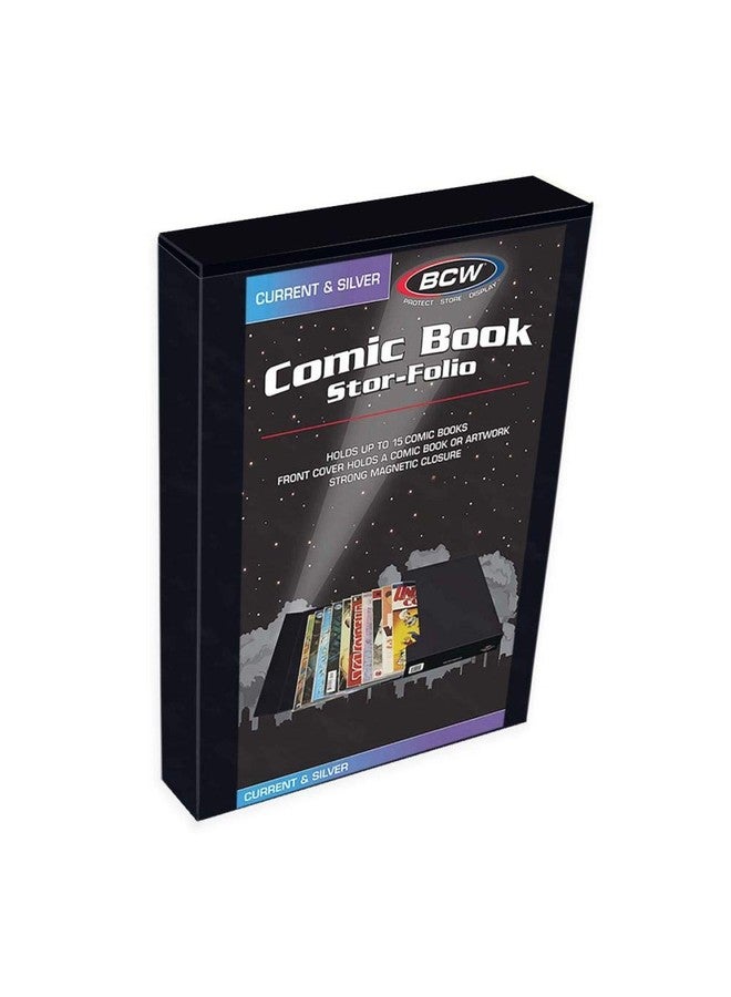 BCW Comic Book Stor-Folio – 1 Pack | Comic Book Travel Case for Current & Silver Age | Magnetic Comic Folio Carrier - Image 1